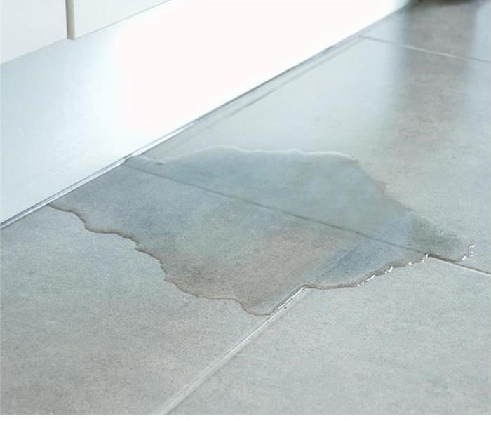 Leak on Tile Floor